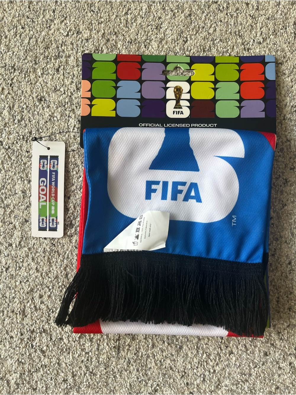 2026 FIFA World Cup Goal Soccer Scarf